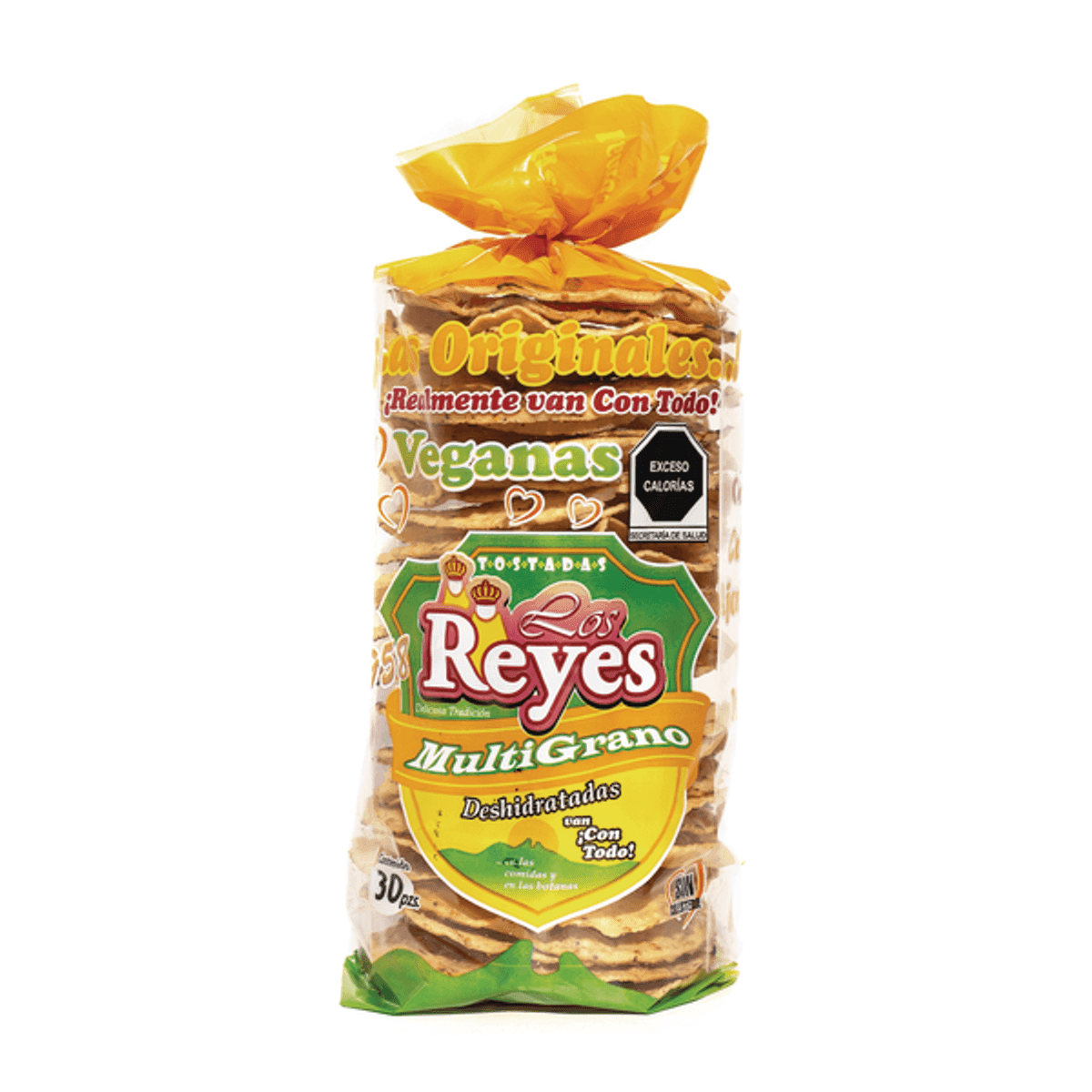 Tostadas Los Reyes Originales Veganas Multigrano Deshidratadas
